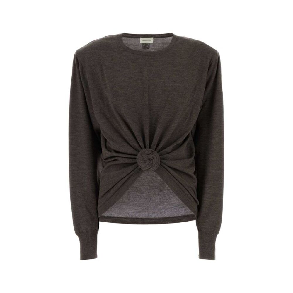 Magda Butrym Women Brown Wool Sweater